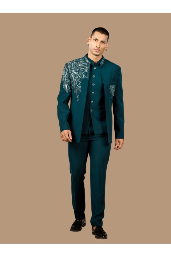 DARK TEAL JODHPURI